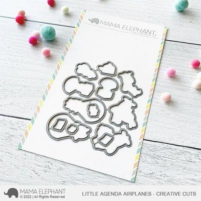 Mama Elephant Creative Cuts - Little Agenda Airplanes